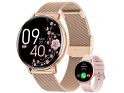 Reloj Inteligente Mujer con Llamada Bluetooth 5.3 Smartwatch Ip68 con Función Femenina/Más de 120 Modos Deportivos/Frecuencia BISBISOUS