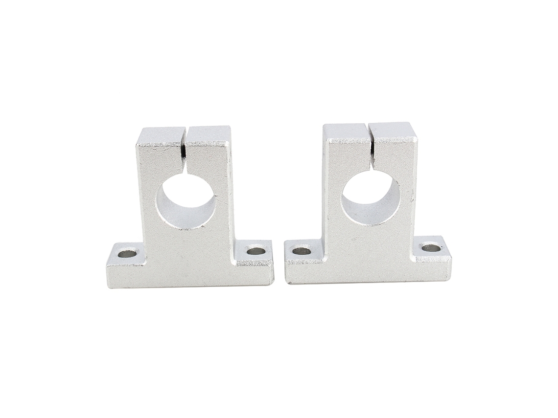 Yncm2026-2 Piezas Soporte De Eje Lineal Sk16, Porta Eje Óptico Vertical, Soporte Deslizante Para Cnc