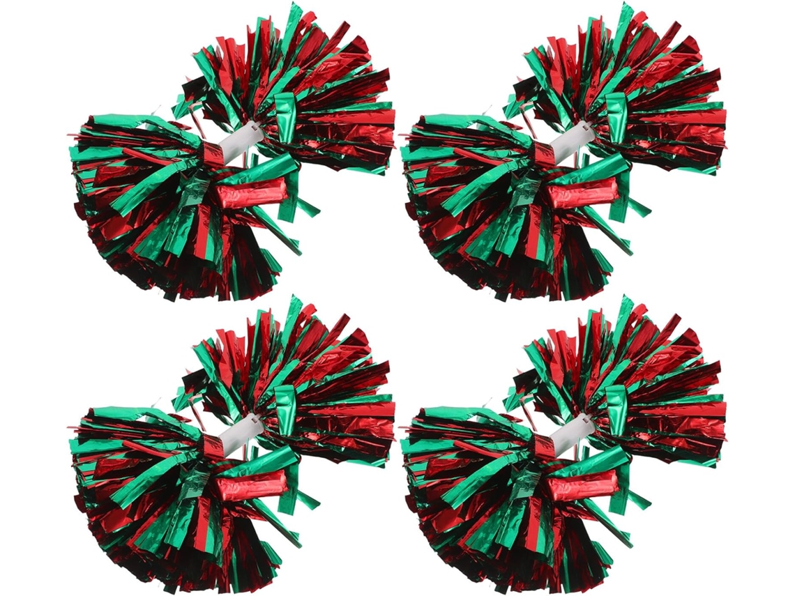 Juego De 4 Pompones De Porristas Con Asa