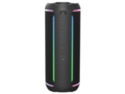 Altavoz Bluetooth MDUG con subwoofer inalámbrico y potente iluminación RGB de 50 W (negro)