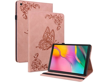 Carcasa Tablet Samsung Galaxy Tab A 10.1 (2019) T510 T515 HFS-HOUSE Mariposa Rosa