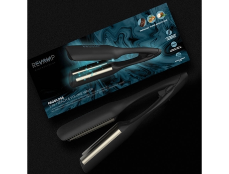 Moldeador de Pelo REVAMP WV-3000-EU Progloss 2-in-1 Beach & Volume Waver (120-210 ºC - 5 Niveles de temperatura)