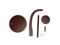 Soporte de madera para hilar hilo, ideal para tejer a dos agujas y a ganchillo.