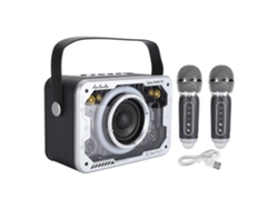 Ats-máquina De Karaoke Para Niños Inalámbrica Mini Portátil Con Altavoz Bluetooth Y Micrófono Platsa