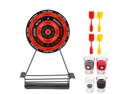 Minijuego De Dardos Para Beber Con Tablero Magnético Y Vasos De Cristal, Juego De Ruleta De Bar Para 1-4 Personas.