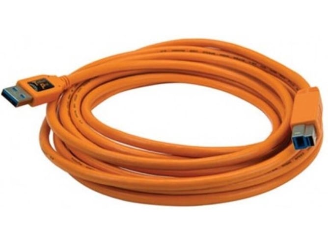 Cable de Datos TetherTools (USB - USB - 4.6 m m - Naranja)