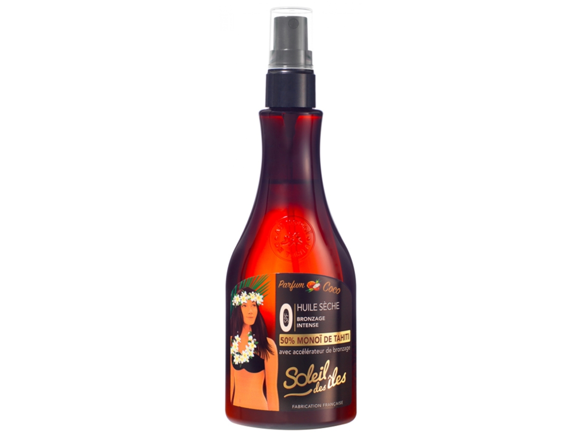 Aceite Seco Bronceador Intenso 150 Ml Perfume: Coco SOLEIL DES ÎLES