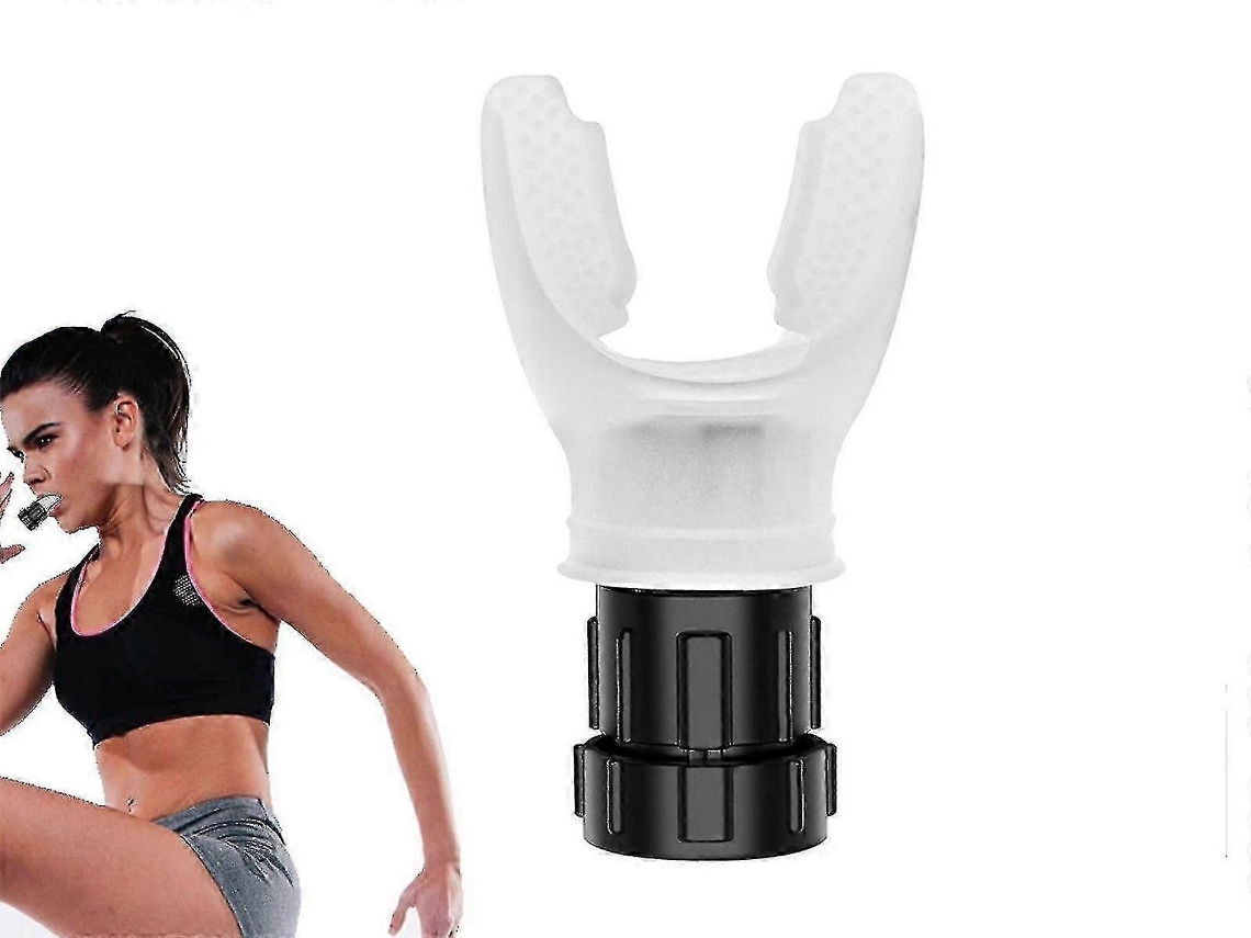 1 unidad de dispositivo portátil blanco para entrenamiento de respiración pulmonar, dispositivo para músculos respiratorios, GOKOCO
