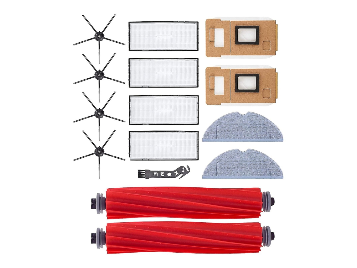 Cepillo principal, cepillo lateral, filtros HEPA. Compatible con Roborock S7, T7s y T7s Plus.