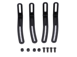 Suporte De Carcaça L Em Metal Ajustável Para Carro Rc Crawler 1/10 Com Parafusos 4pcs