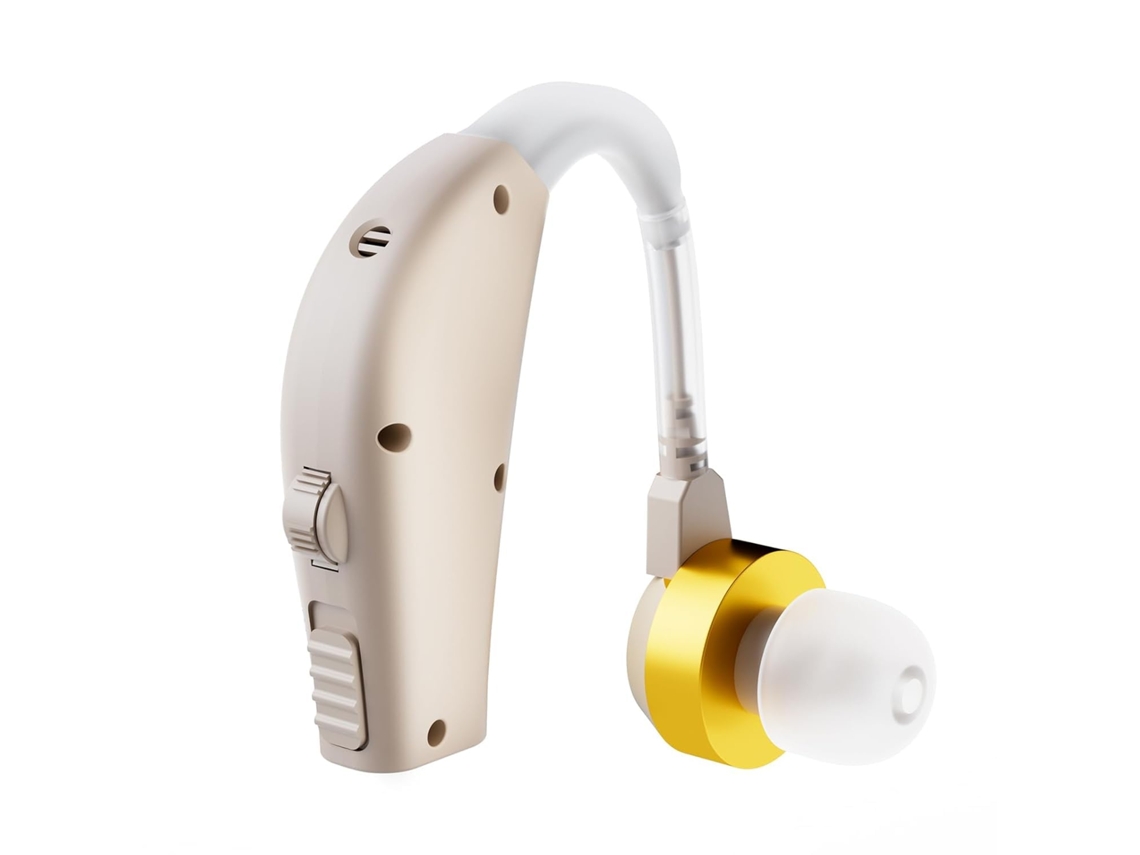 Amplificador Auditivo, Audífonos Recargables Para Personas Mayores Con Cancelación De Ruido, Audífonos Digitales (beige)