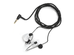 Fones De Ouvido Sem Microfone Hifi Redução De Ruído Graves Intensos Intra-auriculares Para Esportes Branco