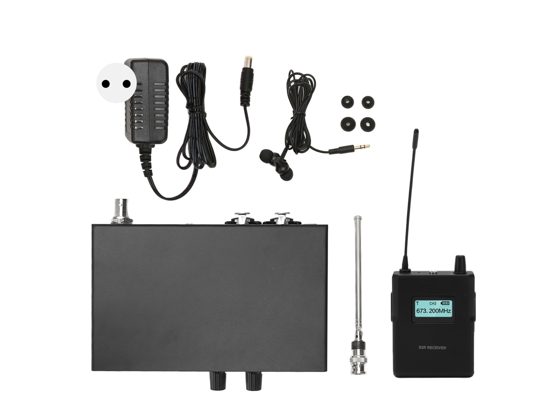 Conjunto De Sistema De Monitoreo Inalámbrico (estéreo Uhf Con Auriculares)