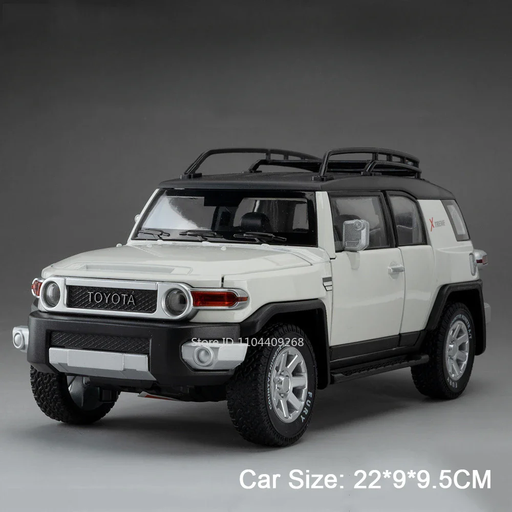 (White Cruiser) 1:24 - Coche en miniatura - Puertas que se abren - Efectos de sonido y luz