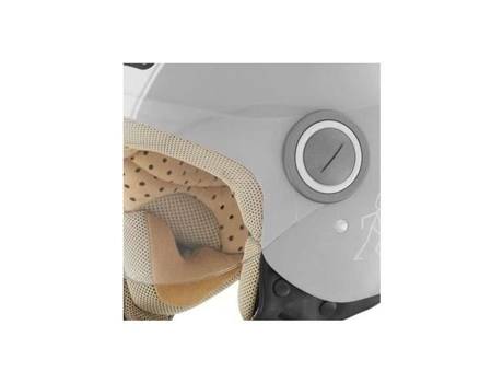 NOX - Capacete Jet scooter - N210 - Nardo cinza e branco