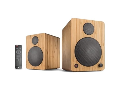 WAVEMASTER Cube Mini Neo Bamboo Altavoces Bluetooth 2.1 36 W Marrón