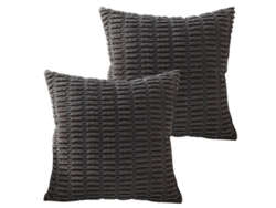 2 Fundas De Almohada De Pana A Rayas Estilo Bohemio Para Decorar El Sofá