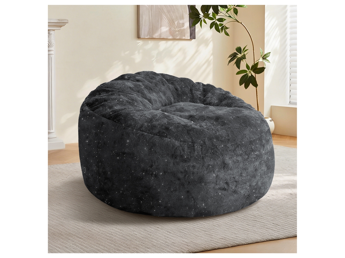 Sillón ergonómico curvo con soporte completo para el cuerpo. Sofá de suelo.