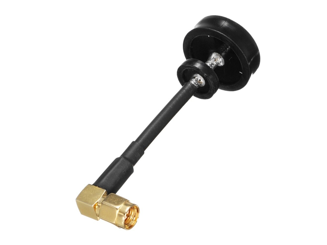 Black4 Pcsrp-sma Malerealacc Pagoda Antenna Lhcp Right Angle 5.8g 5dbi 50w Omni Fpv Antenna Sma/rp-sma For Rc Drone