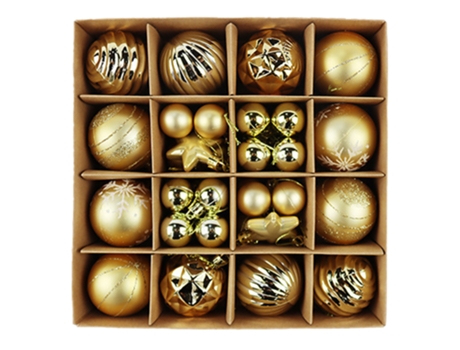 Adornos de bolas de Navidad para el árbol de Navidad, decoraciones para árboles de Navidad, estilo 5