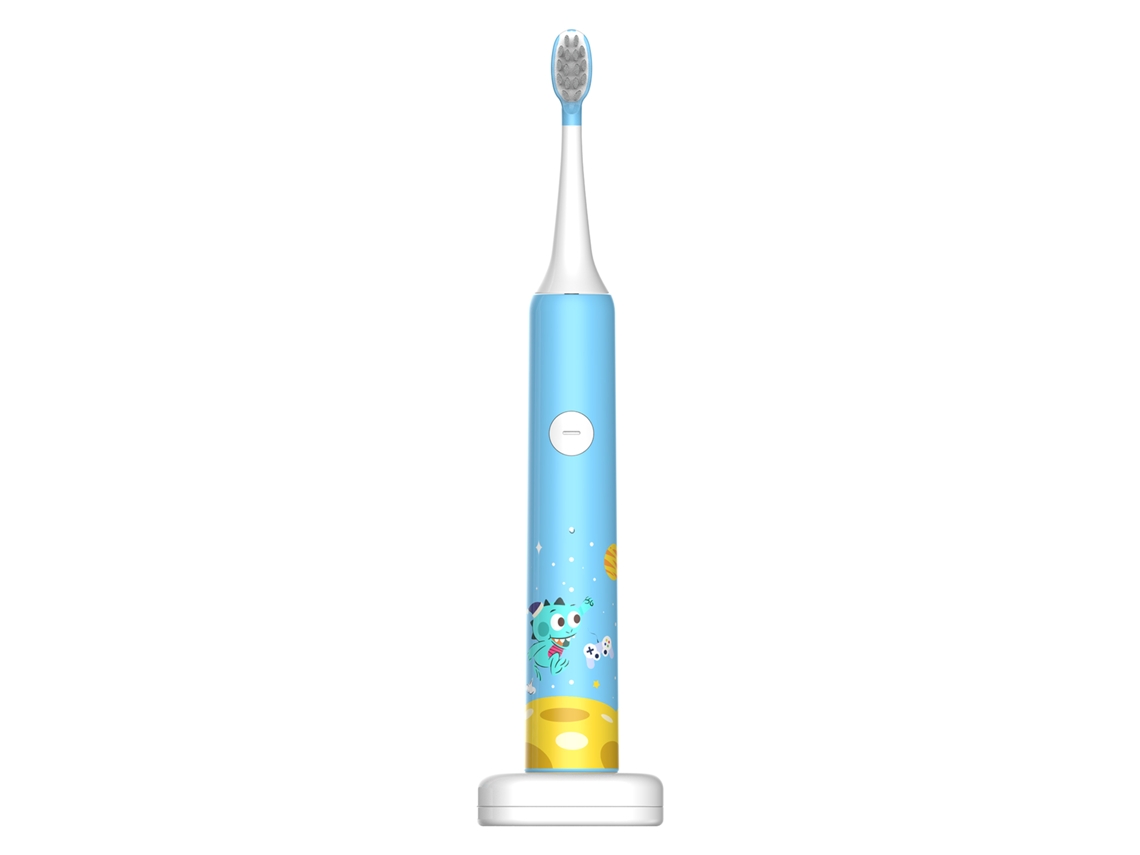 Cepillo de dientes eléctrico para niños con batería y cabezal recargables. 3 modos de uso. Carga inalámbrica por inducción.