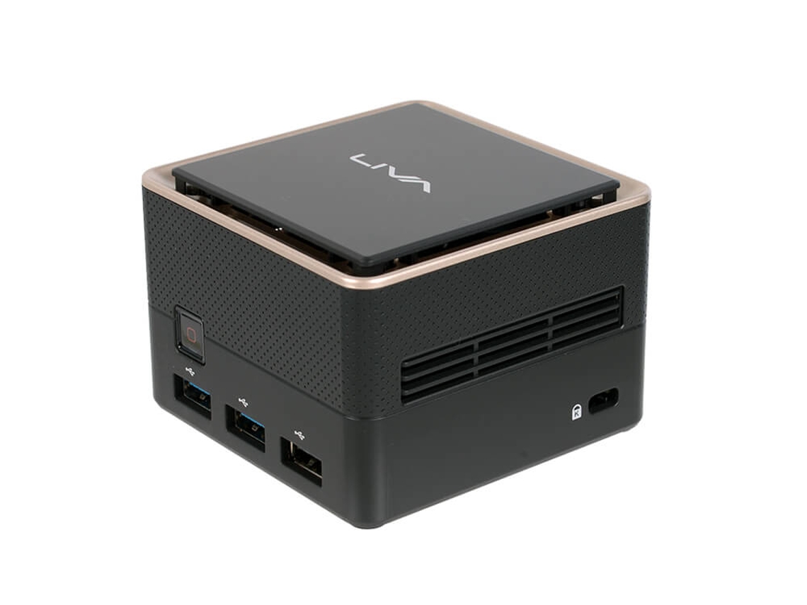 Mini PC ECS Liva Q3 Plus R1505G Amd Ryzen 4 Gb Ddr4-Sdram 64 Gb Emmc  Negro