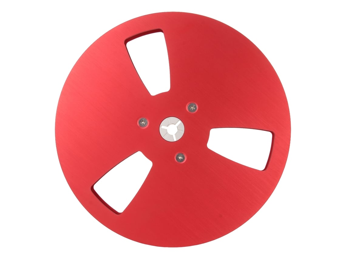 Carrete De Cinta Vacío De 7 Pulgadas Y 1/4 De Pulgada Con 3 Orificios De Resistencia Al Viento Para Grabadora De Cinta De Carrete Abierto Nab De Aluminio