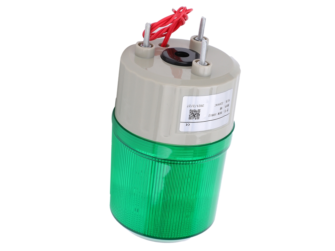 Luz de emergencia LED verde Berm de 220 V con sonido.