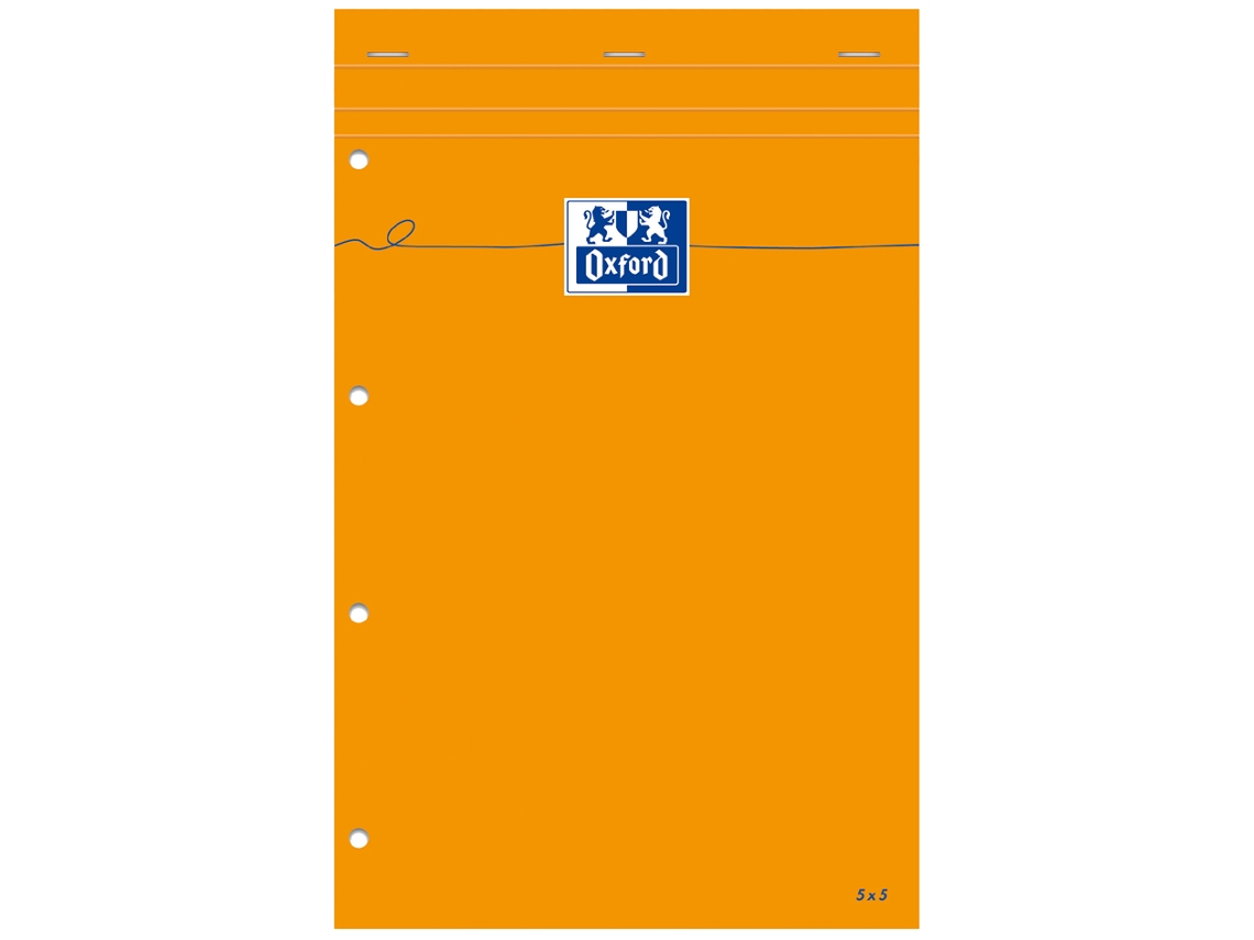Bloc de Notas OXFORD 210 X 315 Cuadrado con Margen 80 Hojas