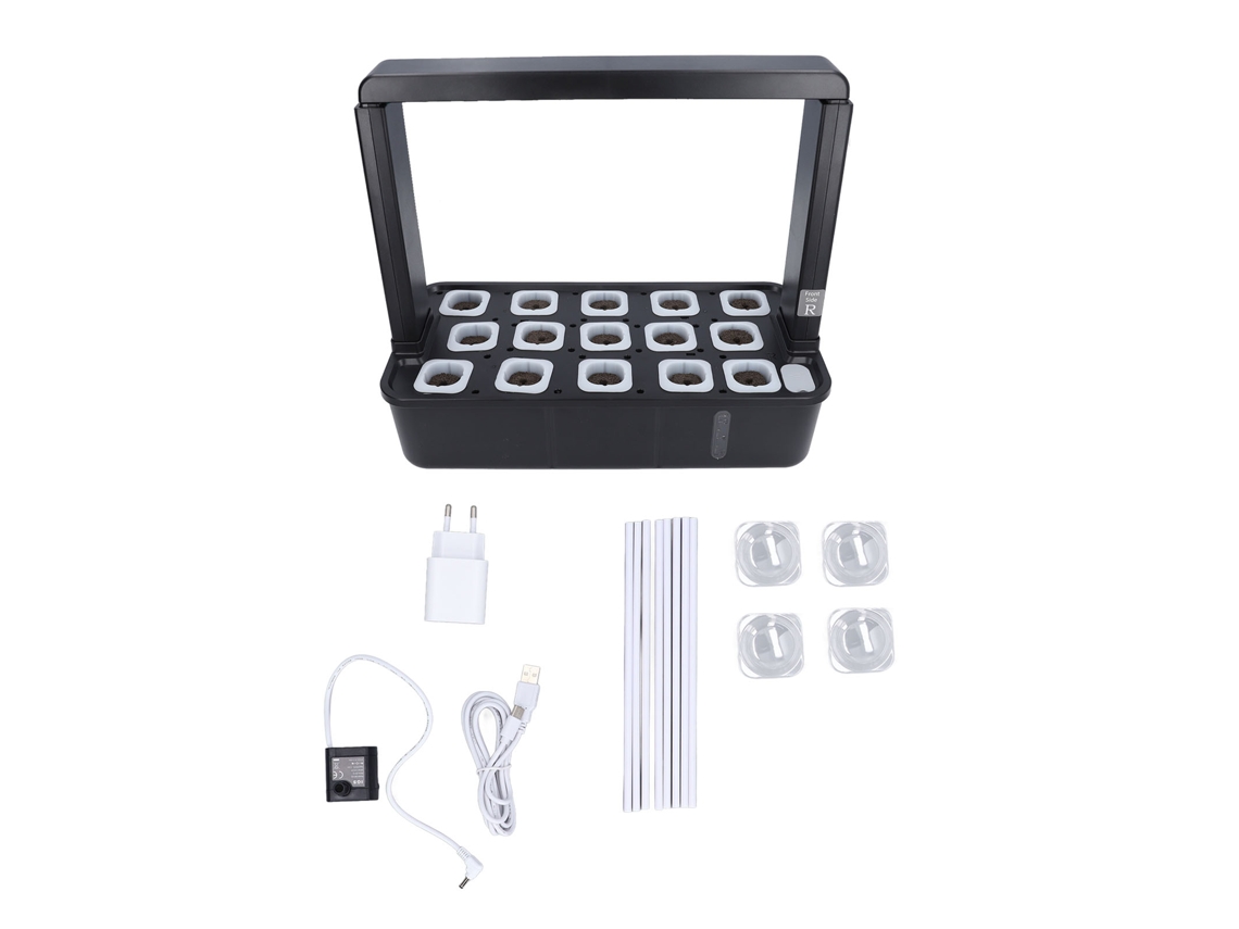 Sistema De Cultivo Hidropónico Con Luz Led Para Jardín Interior. Máquina De Plantación. Enchufe Europeo 220-240v.