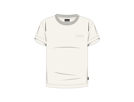 Camiseta de Mujer NAPAPIJRI Laato Blanco (XS)