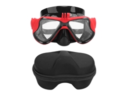 Danu2026-gafas De Buceo Profesionales Con Montura Para Cámara De Acción, Anti Niebla, Lente Templada, Rojo