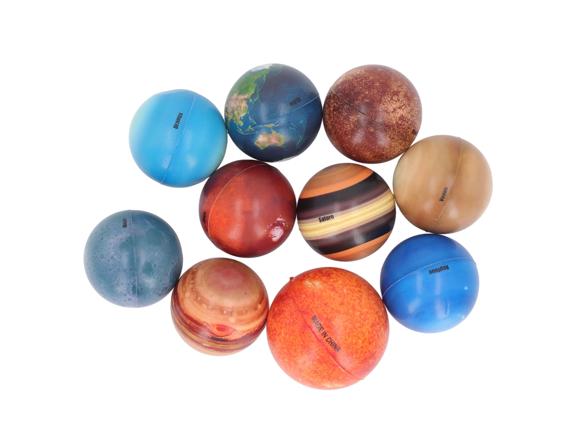 Pelota Sensorial De Juguetes Del Sistema Solar Con 10 Planetas, Pelota Educativa Para Niños Que Ayuda A Prevenir El Olvido.