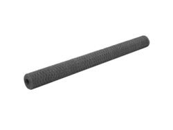 Valla de alambre para gallinero de 25 x 1,5 m, de acero con revestimiento de PVC gris, DKD HOME DECOR