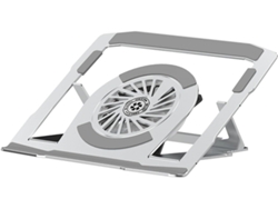Soporte De Aluminio Para Ordenador Con Ventilador De Refrigeración, 55,9 Cm, Disipación De Calor Eficiente.
