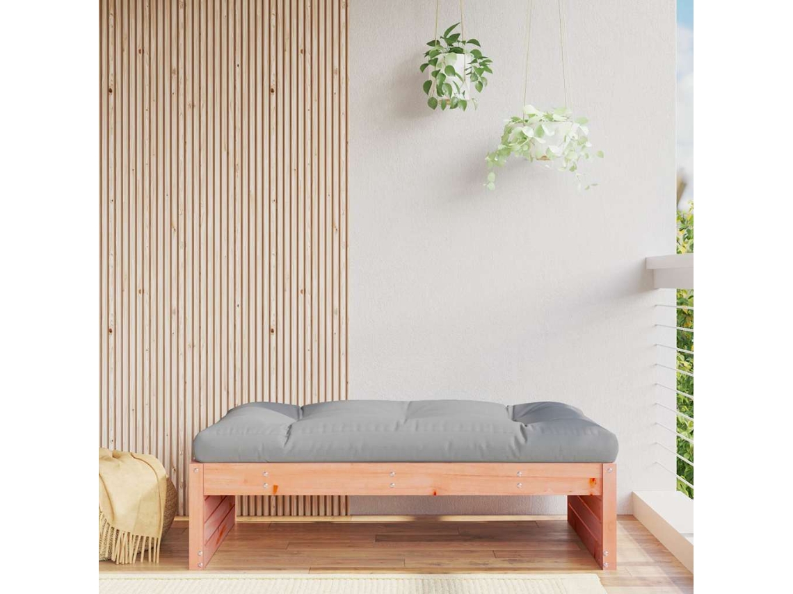 Reposapiés de jardín 120x80cm Madera maciza Douglas Wsd94186 Lovely Home