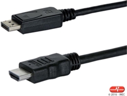 Cable público DisplayPort a HDMI, 2 m