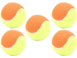 Pelotas de tenis elásticas de goma, 6 cm de diámetro, lote de 5, rellenas a presión para SFUSHOS