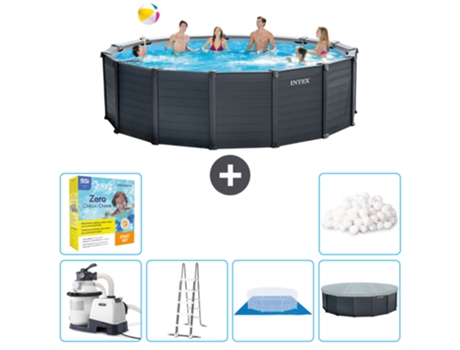 Piscina Tubular INTEX 26384GS-CB47 (16805 L - 478x124cm)
