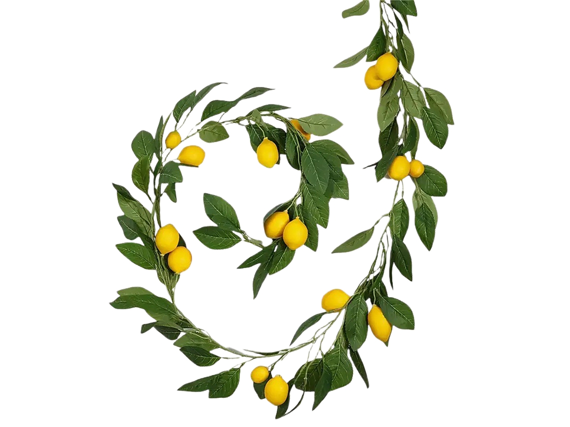 Rela Vinha Limão Artificial Primavera Verão Decorativa