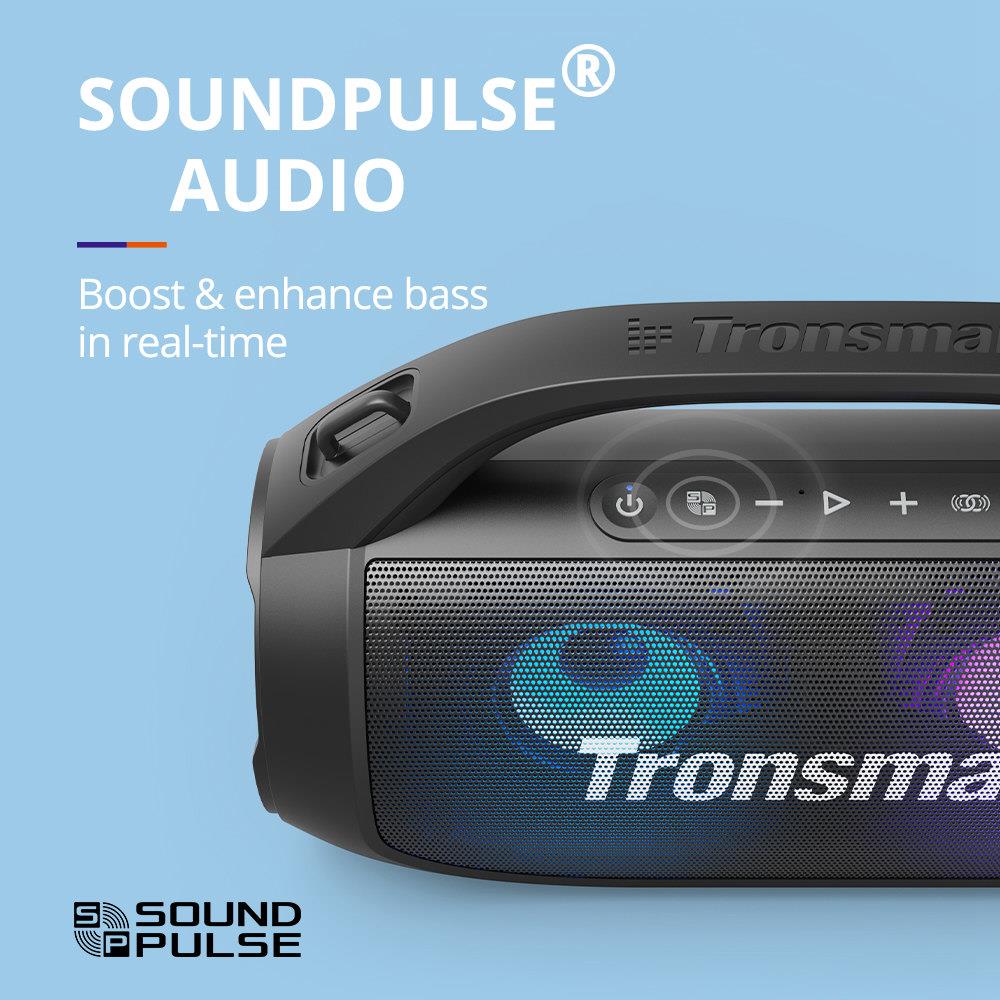 Altavoz Bluetooth Tronsmart bang 24 horas de autonomía 40w se altavoces potente luces led waterproof ipx6 24h