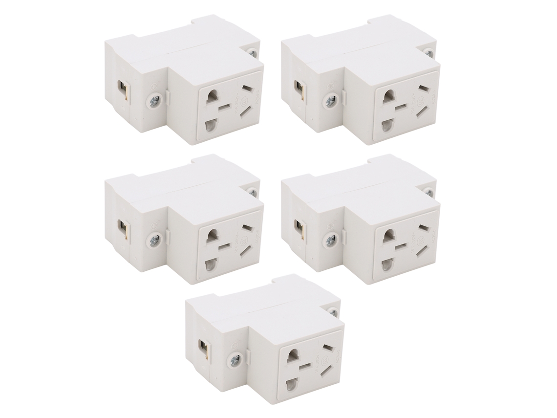 Tomacorriente De 5 Orificios Y 250 V - Duradero, Estable, Seguro, Robusto, Material Modular Industrial.