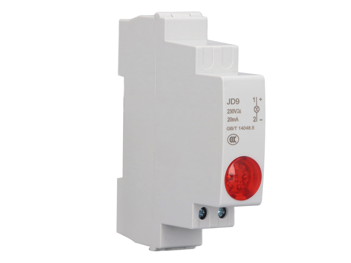 Carril Luminoso Led Din Para Señalización De Circuitos En Cajas De Distribución De Ca/cc De 230 V