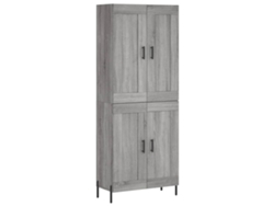 Mueble Alto 69,5x34x180 Cm Derivados de Madera Gris Sonoma EXCLUSIVO MAISON