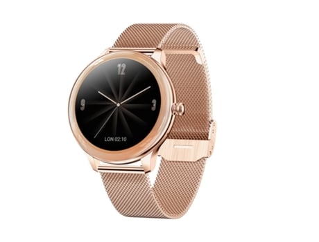 Relojes Inteligentes Deportivos Monitoreo De Salud Multifuncional Ip67 Impermeable Oro AUJEZON