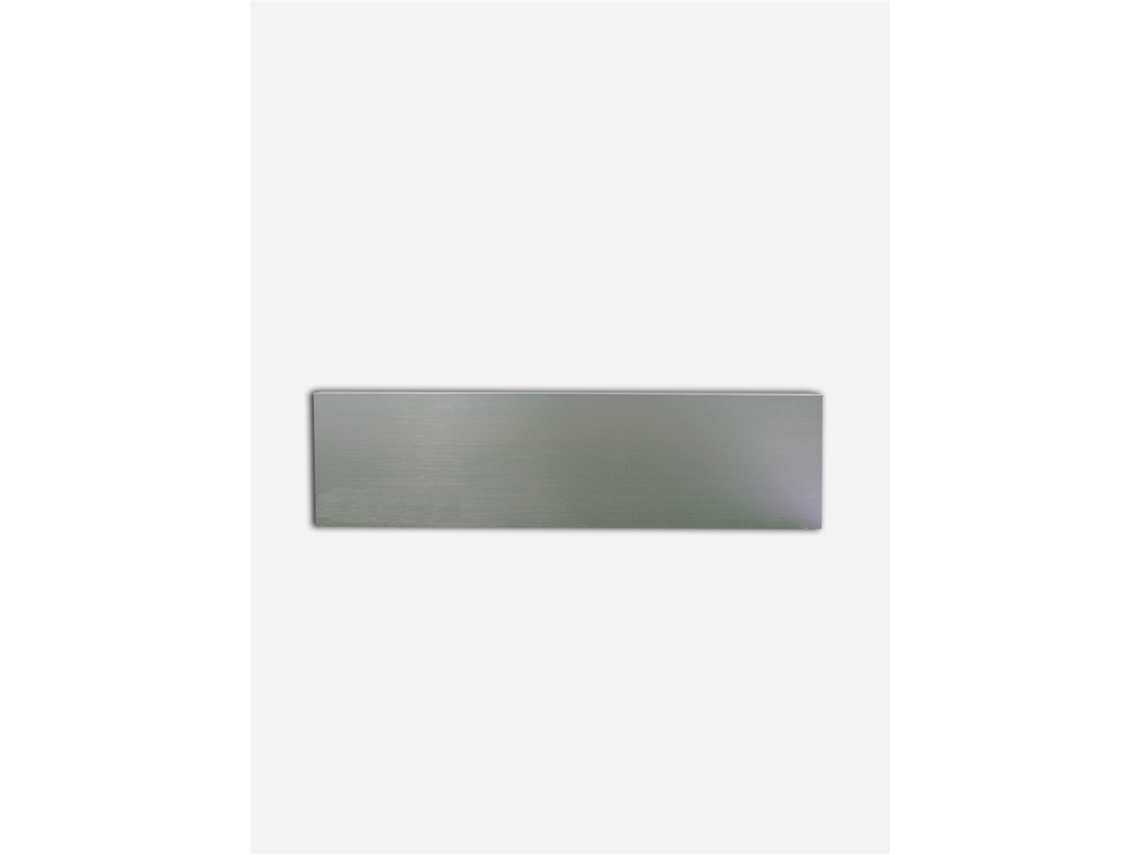 Rodapie Aluminio Recto | X5 Unds | Seleccione Color Y Medida Gris-metalizado 100mm Alt. 2m Larg.