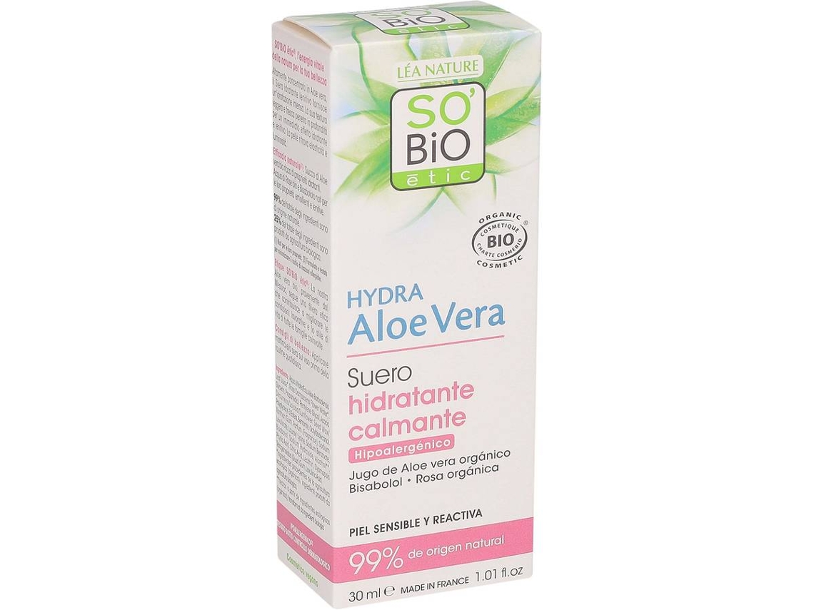 Serum Facial SO´BIO ÉTIQ Aloe Vera (30 ml)
