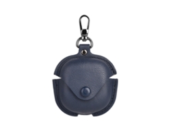 Funda Para Samsung Buds4/4pro, Con Llavero, Carcasa Blanda De Pu (azul Oscuro) Czhhmart