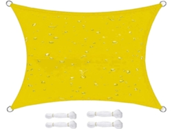 Vela De Sombra Rectangular Resistente Impermeable Uv, Transpirable,