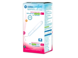 Tampones de Algodón Con Aplicador Bio Mini 18 Unidades FARMACONFORT